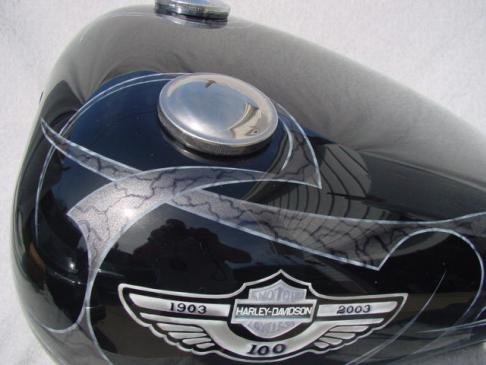 blade graphics & Harley logo