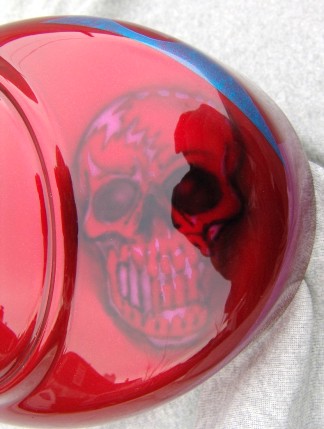 Skull on aircleaner
