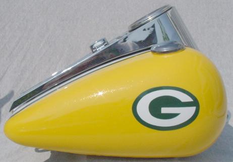 Green Bay Packer Gas tank