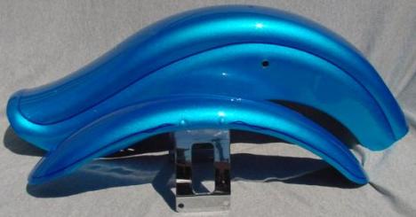 Blue candy apple
