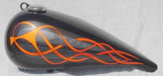 flames and panels