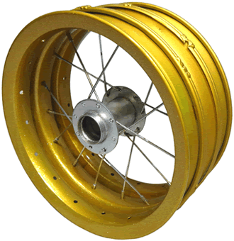 metalflake double tire rim