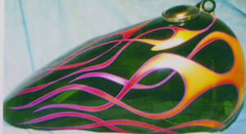 flames blended