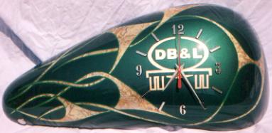 Green base with Goldleaf Flames