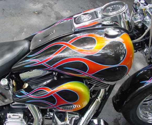 flames classic 50's style