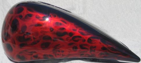 true fire with skulls