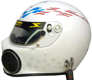 White & Rainbow metalflake