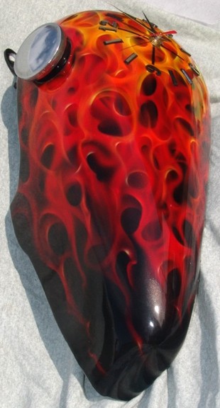 True Fire gas tank Clock