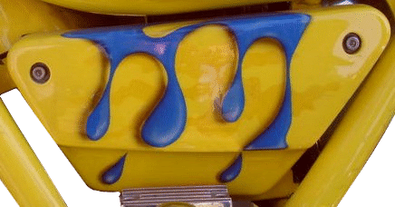 splash with 3-D effect