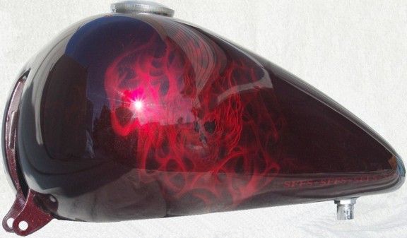 ghosted flames to smoke