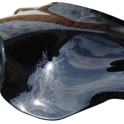 Batman in black pearl