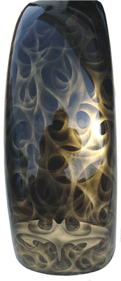 smoked flames with Batman symbol