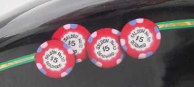 Saloon No.10 poker chips