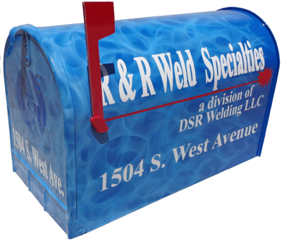 Blue flamed business box