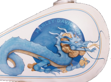 Dragon with Goldleaf accents