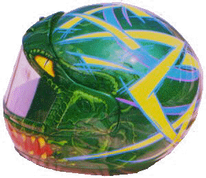 helmet with graphics