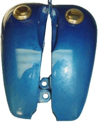 Blue fade marble base