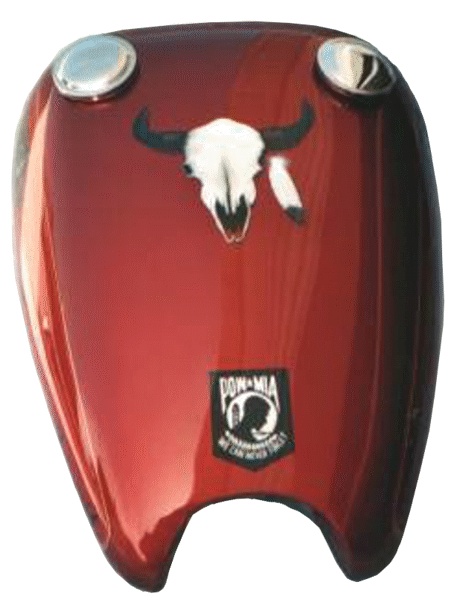 Buffalo skull and POW * MIA