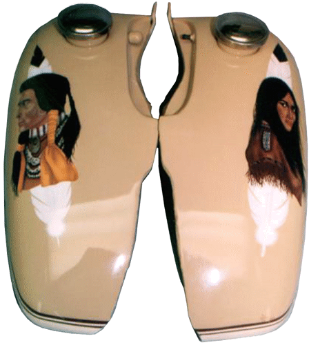 Indian Brave & Squaw