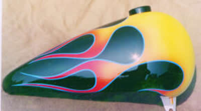 flames 50's style