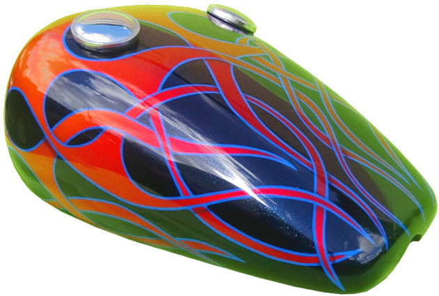 Blended & innerwoven flames