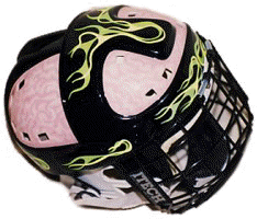 helmet flames & brains