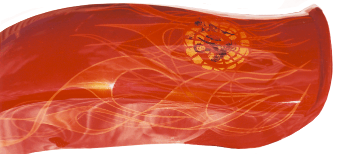 flames layered and interwoven