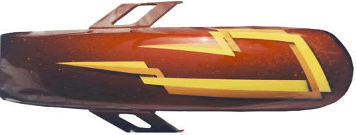 metalflake with bolt graphics