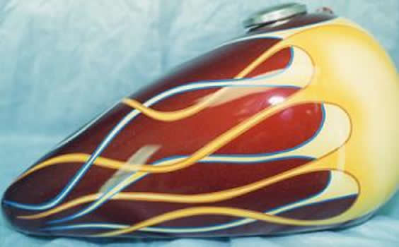 flames thin double